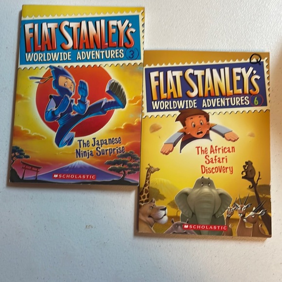 Books Other - 📚2/$6  2-Book Bundle Flat Stanley Series #3, #6